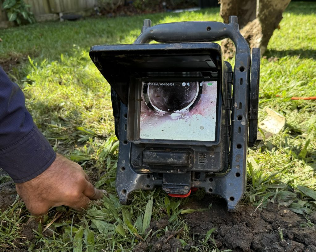Drain Cleaning Brisbane - CCTV camera